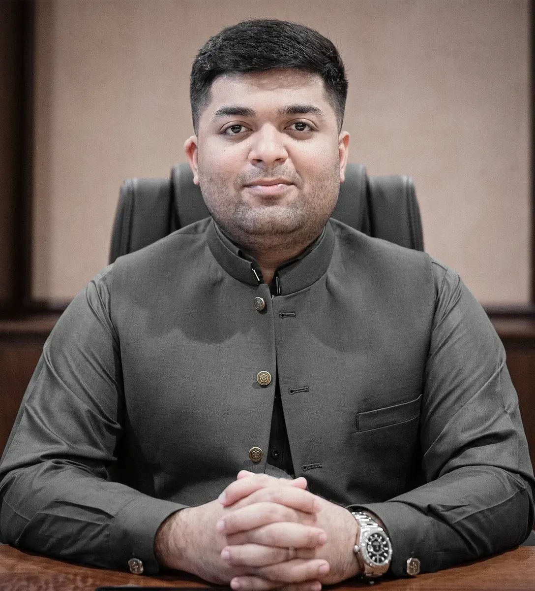 Portrait of Muhammad Ali Khan, CEO