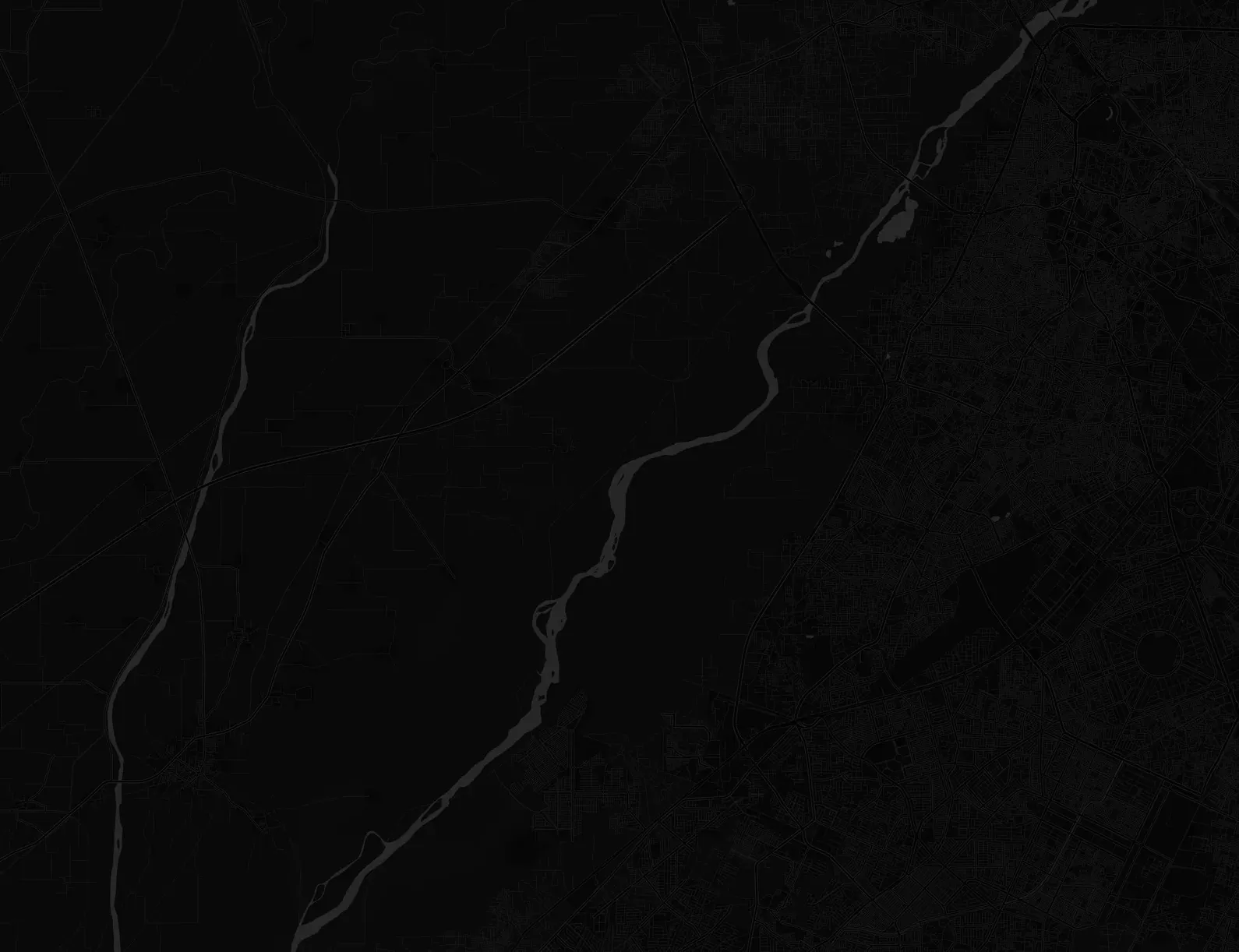 Map of the Sharaqpur Road corridor showing Lahore Future City and its connections to Lahore.